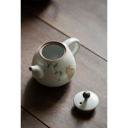 Théière Chat Céramique