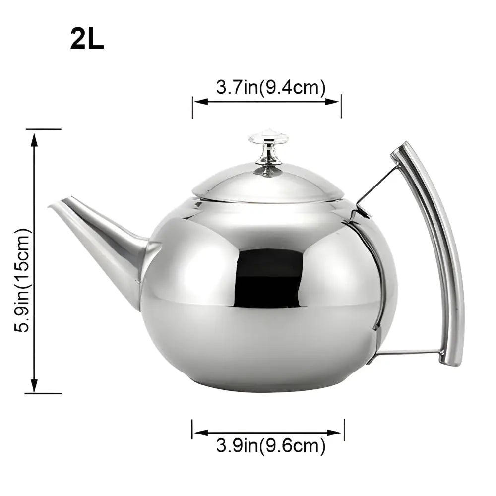 Théière en Acier Inoxydable Grand format