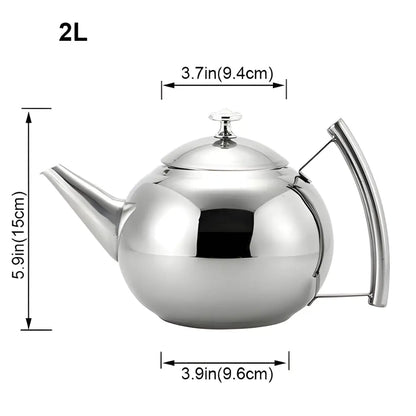 Théière en Acier Inoxydable Grand format