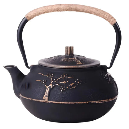 Théière en fonte 1L Gravure Arbre d'Or