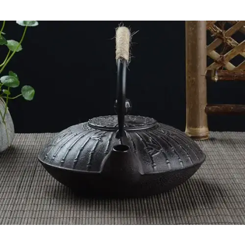 Théière en Fonte Bambou forgées
