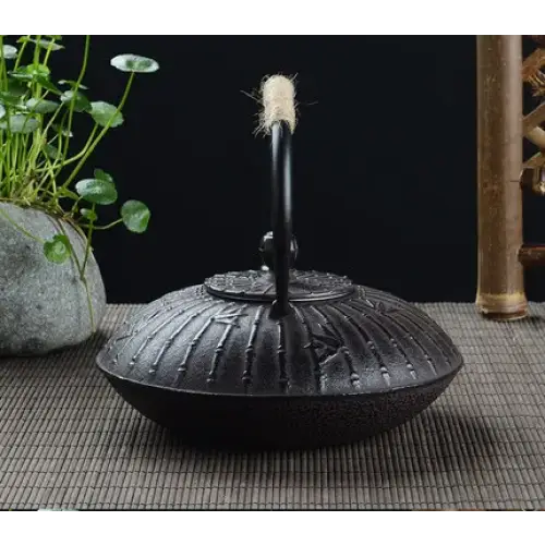 Théière en Fonte Bambou forgées