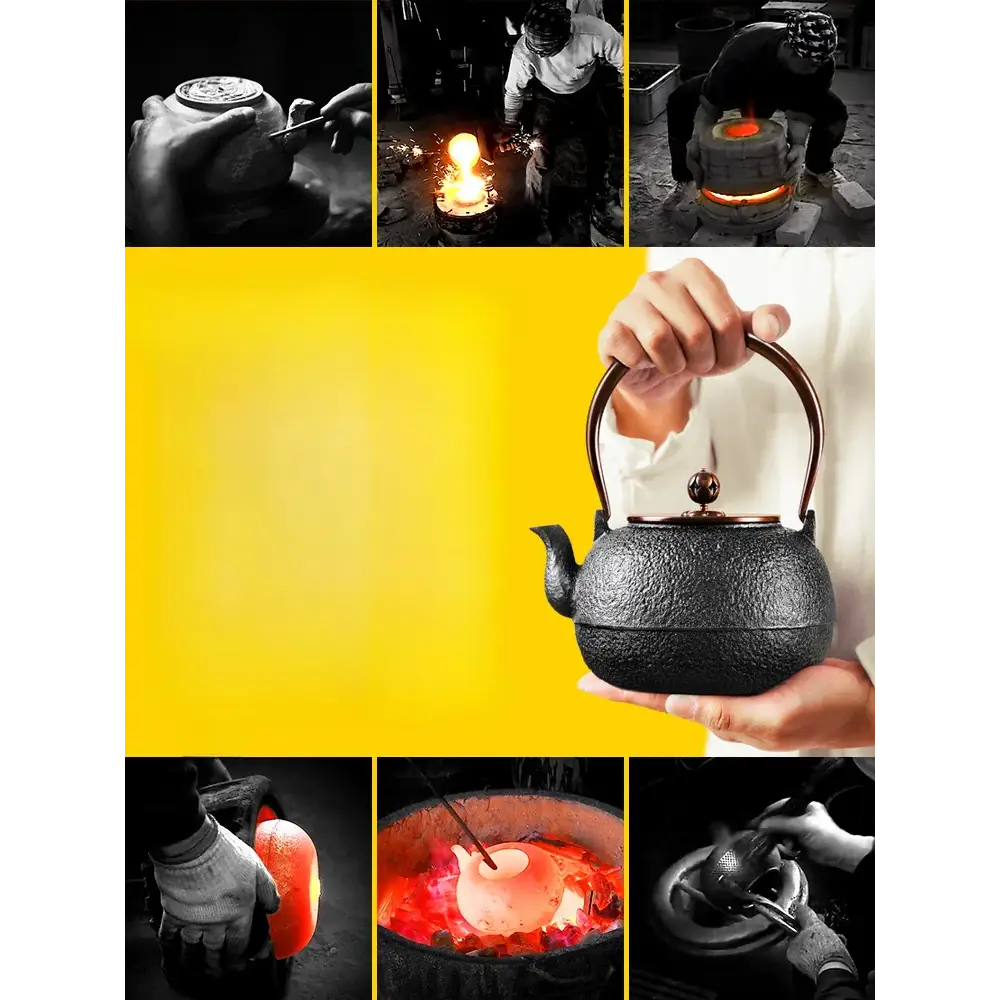 Théière en Fonte Faite main