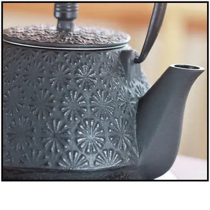 Théière en fonte noir