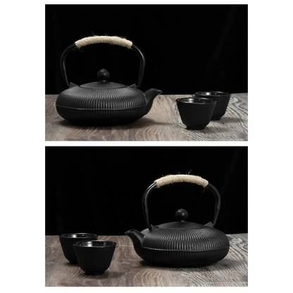 Théière en Fonte Plate