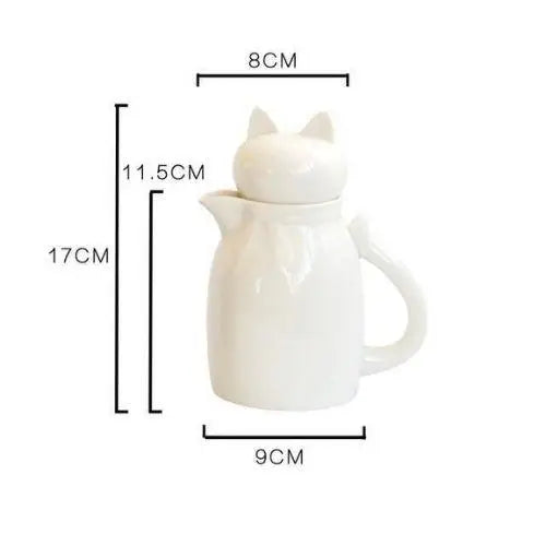 Théière en Forme de Chat