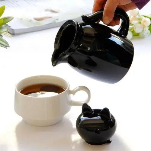 Théière en Forme de Chat