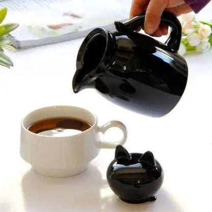 Théière en Forme de Chat