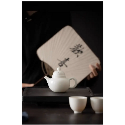 Théière en Porcelaine Blanche