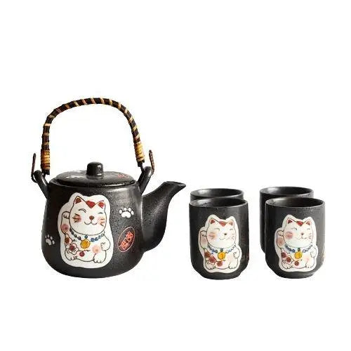 Théière en Porcelaine Chat du Japon