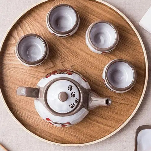 Théière en Porcelaine  Chat mignon