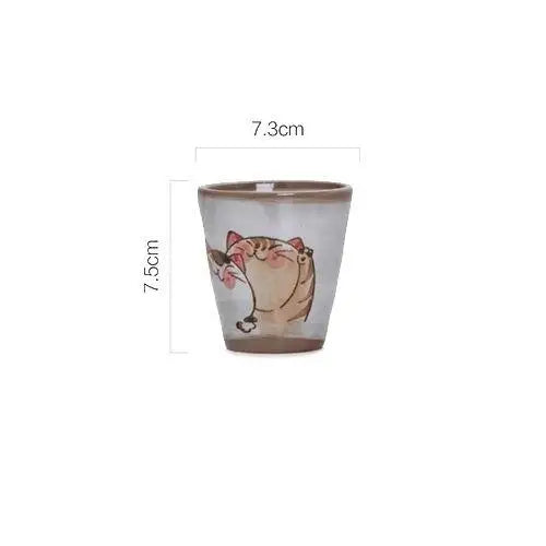 Théière en Porcelaine  Chat mignon