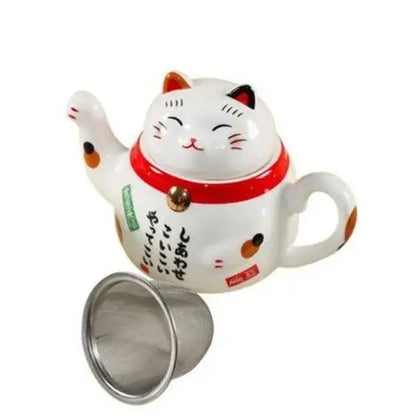 Théière en Porcelaine Maneki Neko