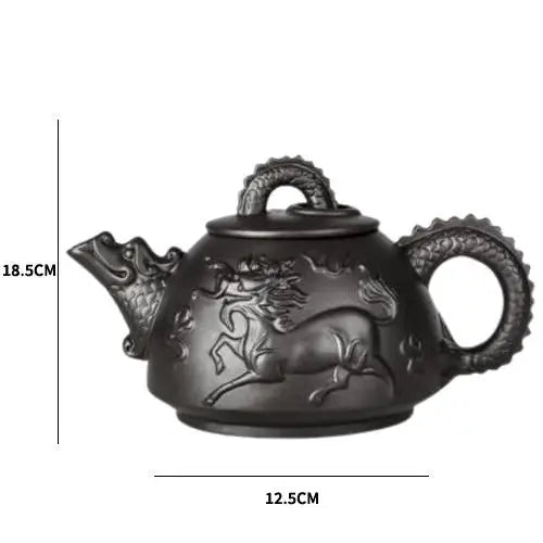 Théière en terre cuite Cheval céleste