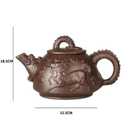 Théière en terre cuite Cheval céleste