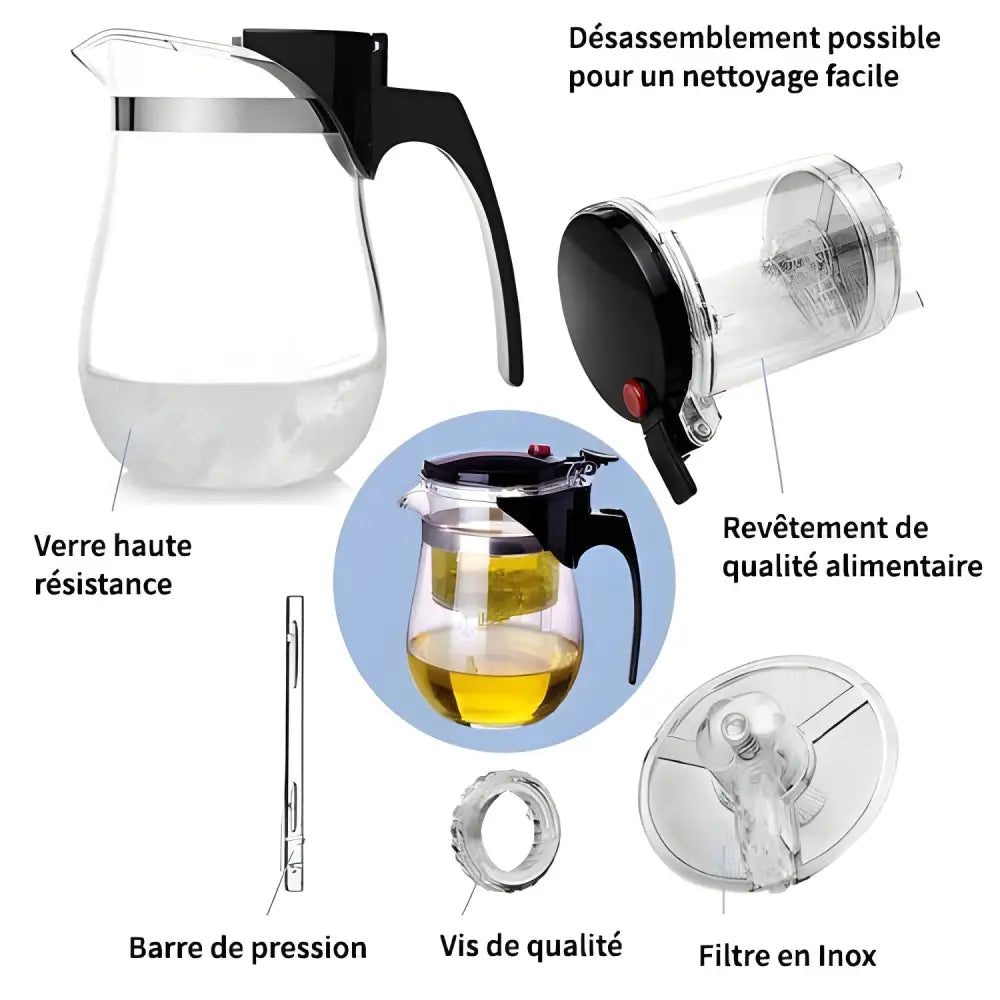 Théière en Verre 1 Litre