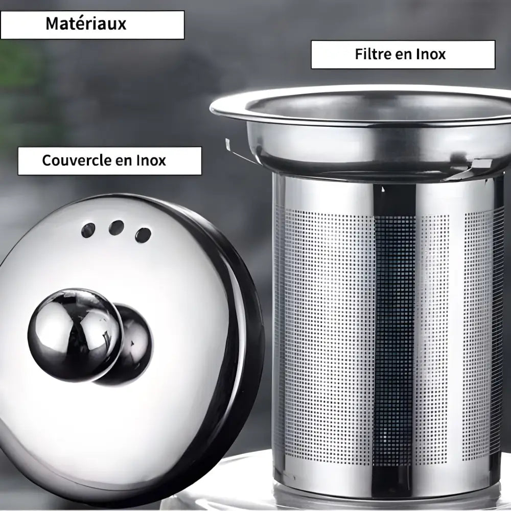 Théière en Verre Borosilicate