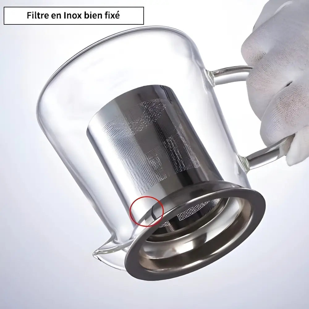 Théière en Verre Borosilicate