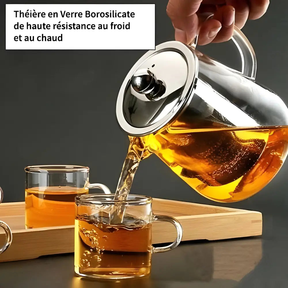Théière en Verre Borosilicate