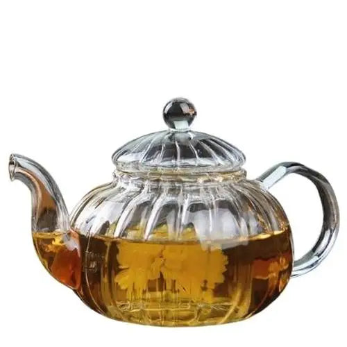 Théière en Verre Citrouille