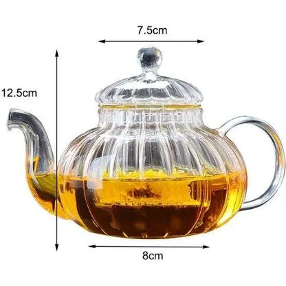 Théière en Verre Citrouille