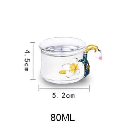 Théière en Verre Design Floral