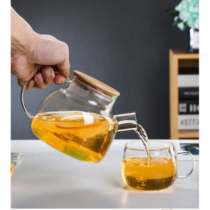 Théière en Verre Familiale
