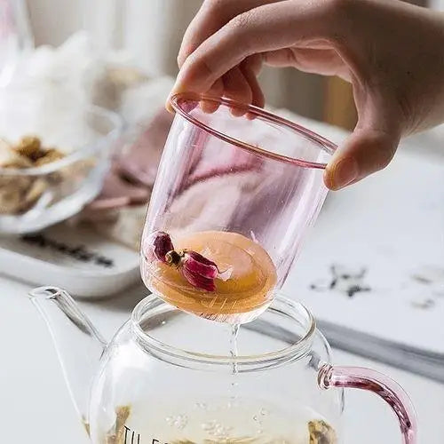 Théière en Verre en Forme de Chat "Tu es trop Mimi"