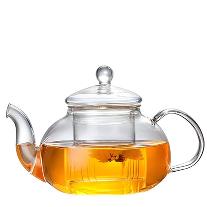 Théière en Verre Infuseur Magique