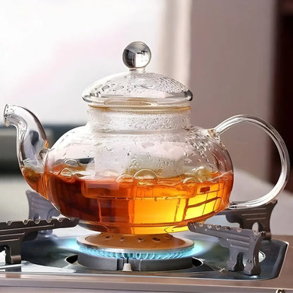 Théière en Verre Infuseur Magique