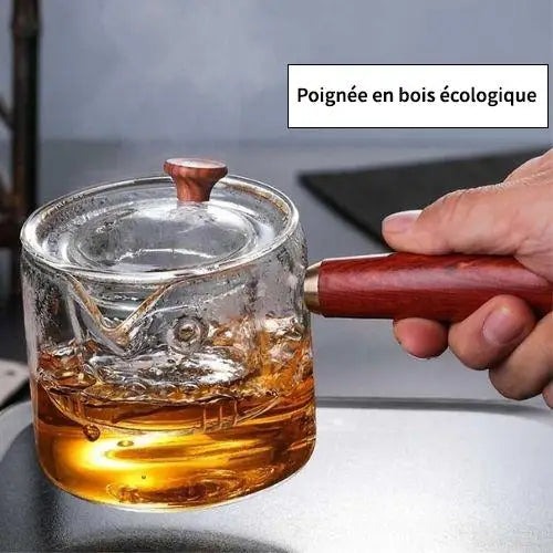 Théière en Verre pour Infusion - Compatible Induction