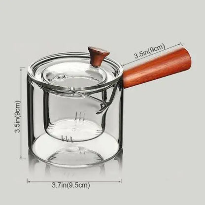 Théière en Verre pour Infusion - Compatible Induction