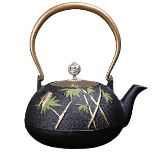 Théière Fonte Bambou Vert