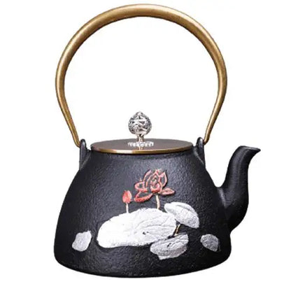 Théière Fonte Lotus élégante