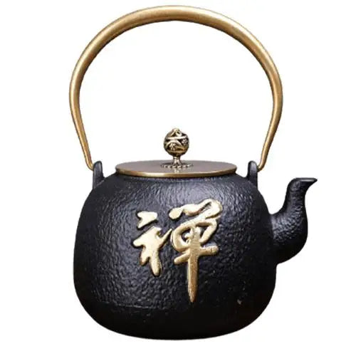 Théière Fonte Symbole Zen