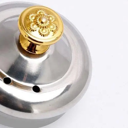 Théière Inox Orientale Argentée