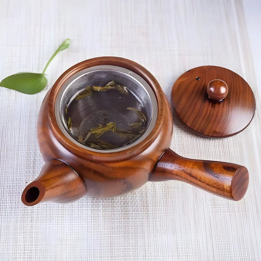 Théière Kyusu en Bois