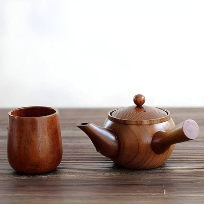 Théière Kyusu en Bois