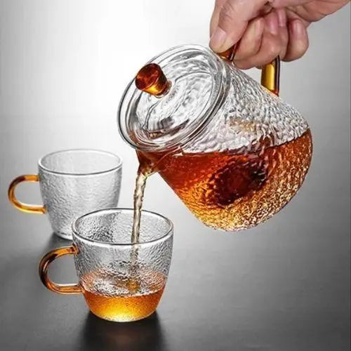 Théière Moderne en Verre Résistant