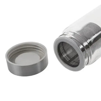 Thermos Thé en Verre avec Sacoche Rose