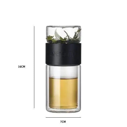 Thermos Thé en Verre Noir