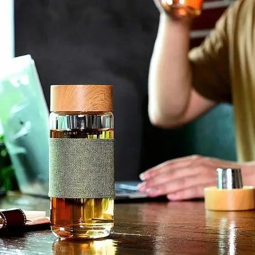 Thermos Thé en Verre pour le bureau