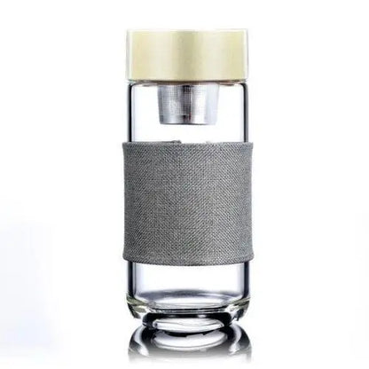 Thermos Thé en Verre Gris