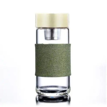 Thermos Thé en Verre Vert