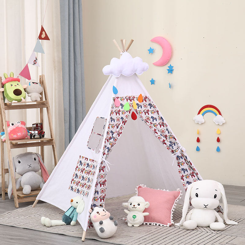 Tipi Bébé Fille Motif Poney