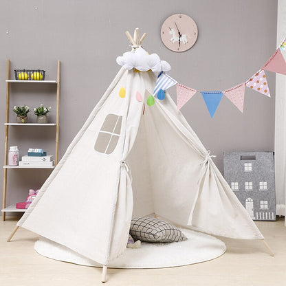 Tipi Enfant Blanc pour Chambre