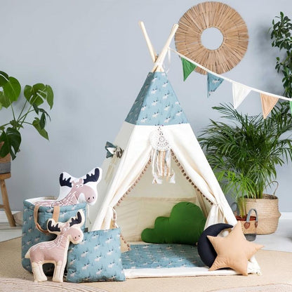 Tipi Enfant avec Motifs Cerfs