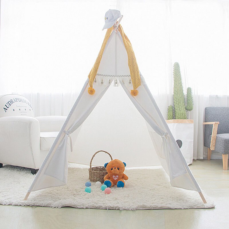 Tipi Fille Blanc Naturel