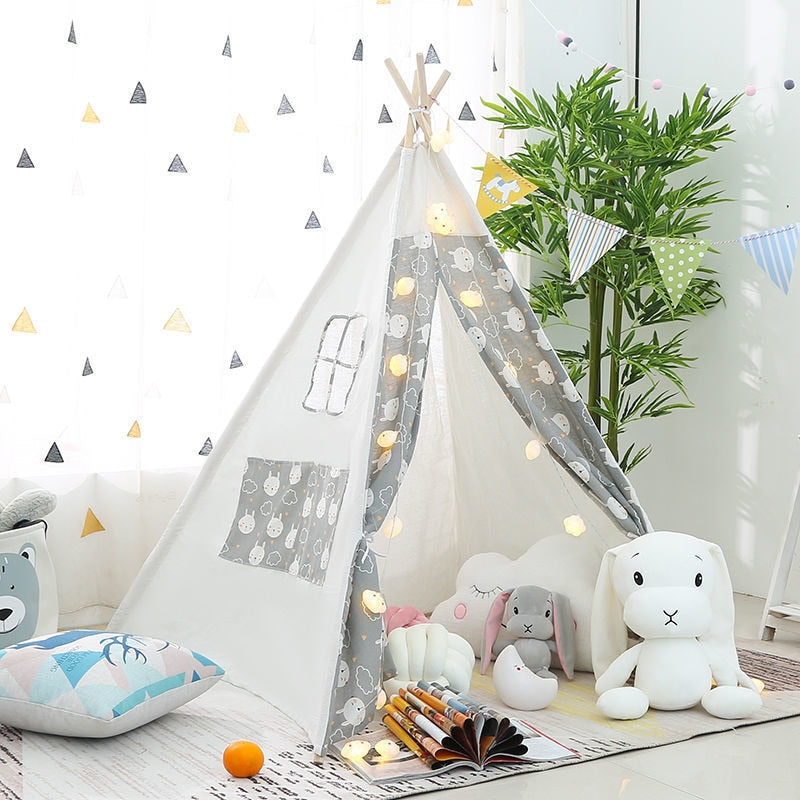 Tipi Bébé avec Motif Chat