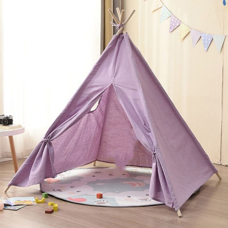 Tipi Fille Tissu Violet